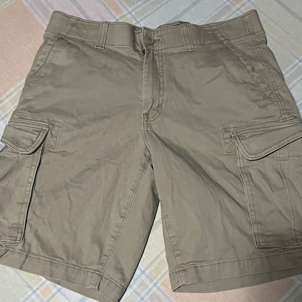 Khaki colored cargo pants